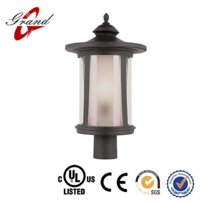 UL &CE certificates solar outdoor street post light lantern