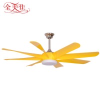 Zhongshan manufacturers new energy saving ABS blades remote control ceiling fan with light